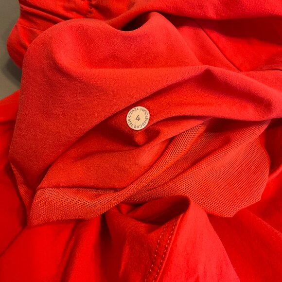 Lululemon Your True Crop Trousers High Rise 4 Carnation Red-Orange - Picture 10 of 10